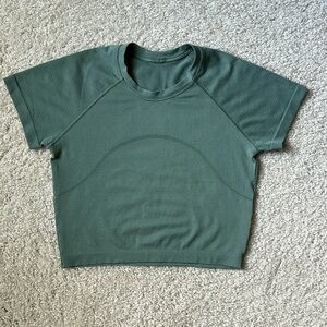Lululemon Green Swiftly Crop Top Size 6